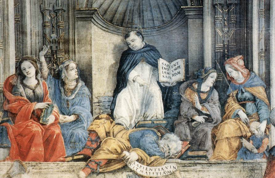 St Thomas Confounds the Heretics - Filippo Lippi