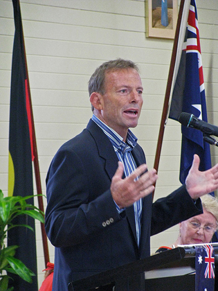 Tony Abbott Photo courtesy Flickr Mosman Council