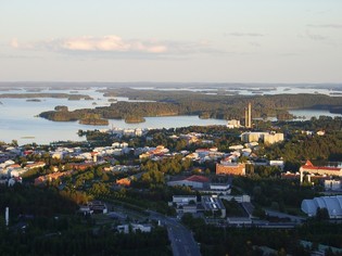 Kuopio from the Puijo Tower  Image courtesy Wikimedia Commons