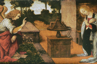 Leonardo da Vinci Annunciation  Image courtesy Wikimedia Commons