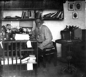 Tolstoy's study at Yasnaya Polyana