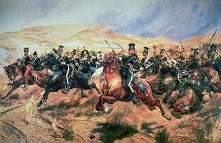 The Charge of the Light Brigade by Caton Woodville  Image courtesy Wikimedia Commons