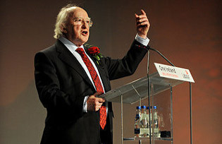 Michael Higgins, one of the seven candidates