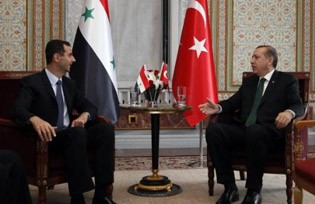 Bashar al-Asad and Recep Tayyip Erdoğan