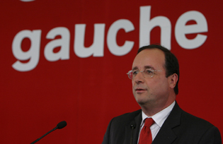 French presidential candidate François Hollande