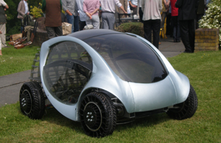 The Hiriko two-seater prototype