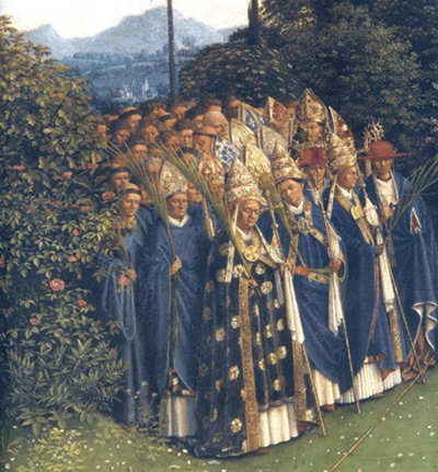 The confessors of the faith appearing in order of hierarchy : detail