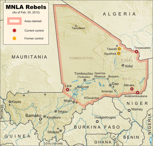 Map of Mali - Wikimedia Commons