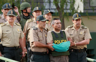 One of the historic leaders of Sendero Luminoso "Artemio" under arrest