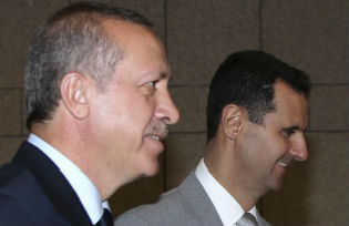 Recep Tayyip Erdoğan and Bashar Hafez al-Assad