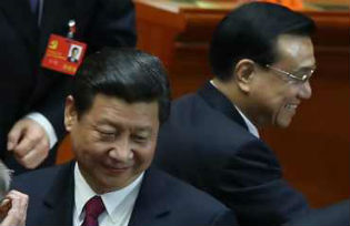 Xi Jinping and Li Keqiang 