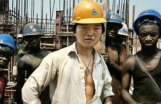 Chinese and African workers