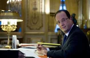 The President of France,  François Hollande