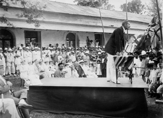 H.C.H. Conor, owner and ‘King’ of Frigate Island. Mahe ~1914