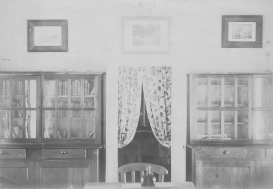 Interior of the Conor house probably on Mahe Seychelles.