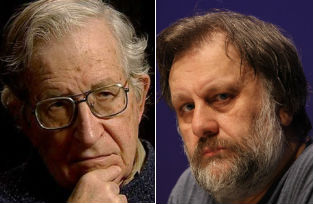 Noam Chomsky and Slavoj Žižek
