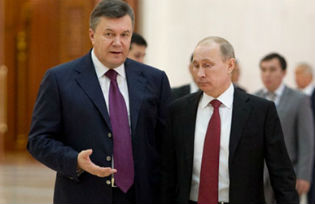 President Viktor Yanukovych and President Vladimir Putin