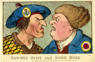 Satirical print from 1792  © Trustees of the British Museum