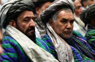 Participants at the Loya Jirga in 2013