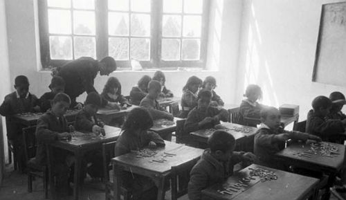 Village school Iran 1950-60.