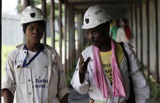 South African mine workers