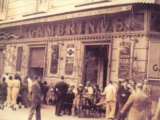 Caffè Gambrinus in the Belle Epoque