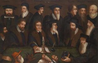 Reformation group portrait,17th century. Wikicommons/ Dorotheum. Some rights reserved.