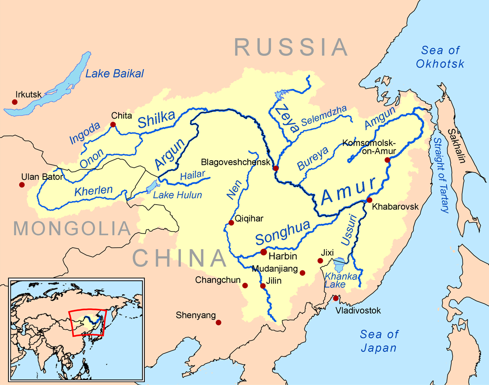 The Amur River - Source: Wikimedia