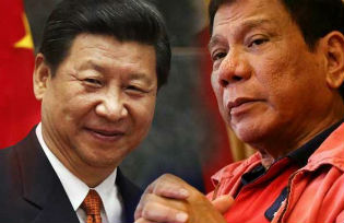 XI Jinping and Rodrigo Duterte