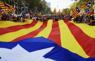 Catalan independence demonstrationCatalan independence demonstrationCatalan independence demonstration