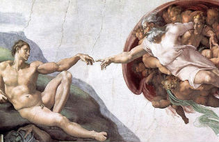 Detail of the Sistine Chapel