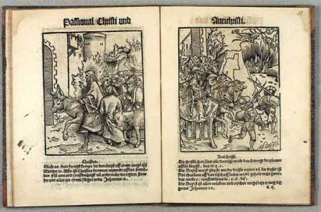 Martin Luther's Rycina Chrystusa i Antychrysta.