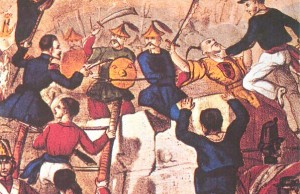 Second Opium War battle at Guangzhou Image courtesy Wikipedia Second Opium War battle at Guangzhou Image courtesy Wikipedia