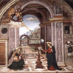 The Annunciation by Bernardino Pinturicchio (1454-1513)