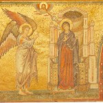 Mosaic of the Annunciation in Santa Maria Maggiore, Rome