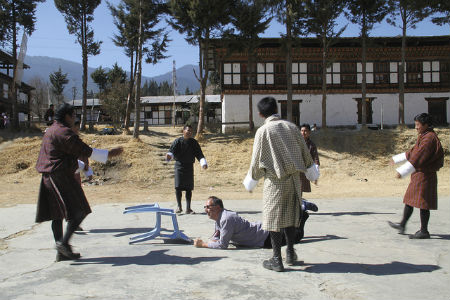 Stefano Vizioli mid rehearsal