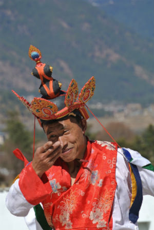 Khandu - one of the dancers from the Royal Academy of Performing Arts