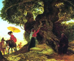 "By the Bogoroditsky Oak" (1835) by Karl Pavlovich Bryullov