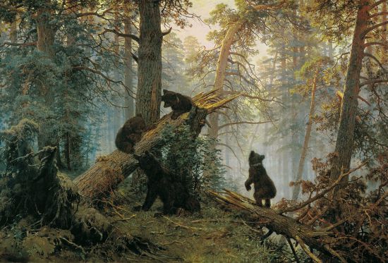 "Morning in a Pine Forest" (1889) by Ivan Shishkin.
